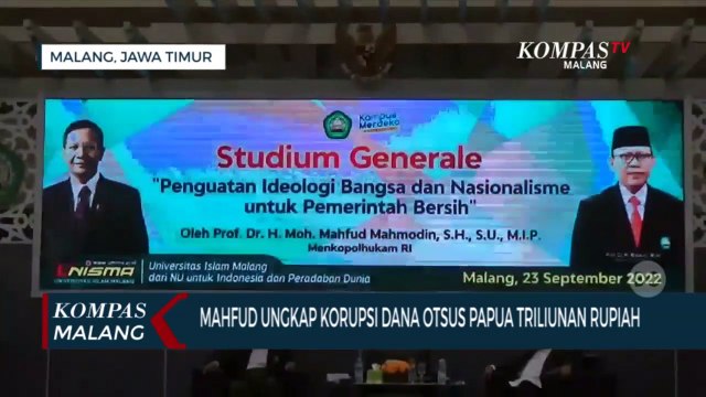 Mahfud MD: Dana Otsus di Kepemimpinan Lukas Enembe Rp 500 Triliun, Rakyat Tetap Miskin