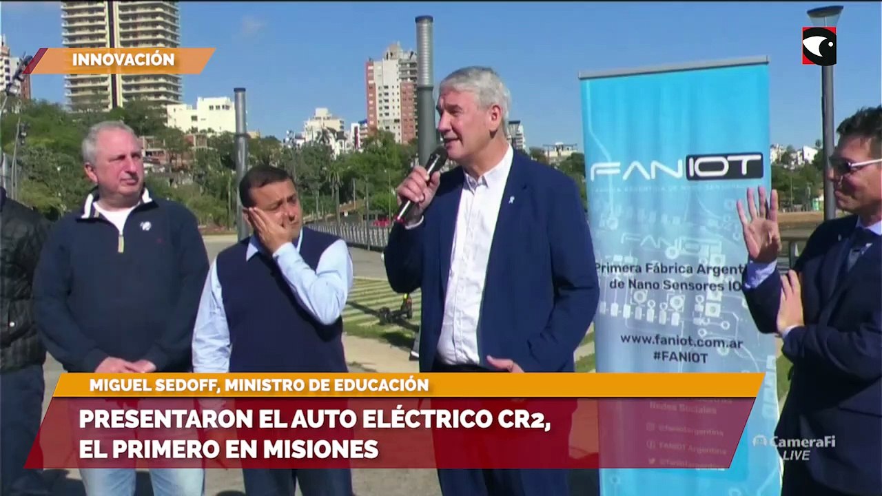 Presentaron el auto eléctrico CR2, el primero en Misiones