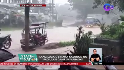 Ilang lugar, binaha kasunod ng pag-ulan dahil sa habagat | SONA