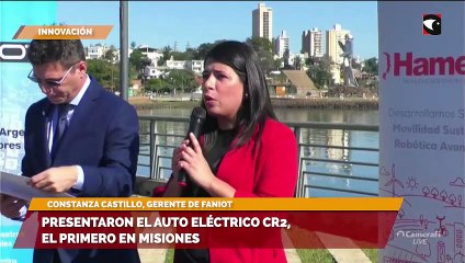 Presentaron el auto eléctrico CR2, el primero en Misiones