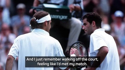 Télécharger la video: Sampras pays touching tribute to retiring Federer