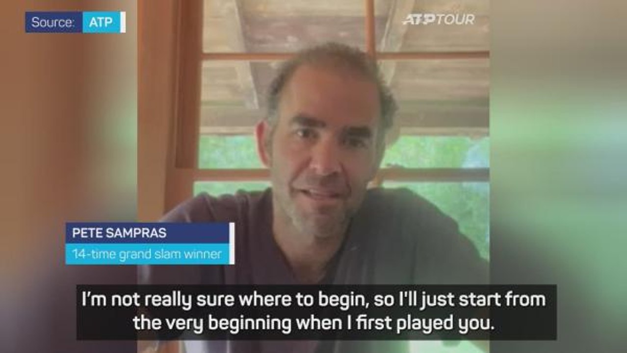 Sampras pays touching tribute to retiring Federer