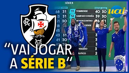Cruzeiro: bancada provoca Vasco e quer time na Série B