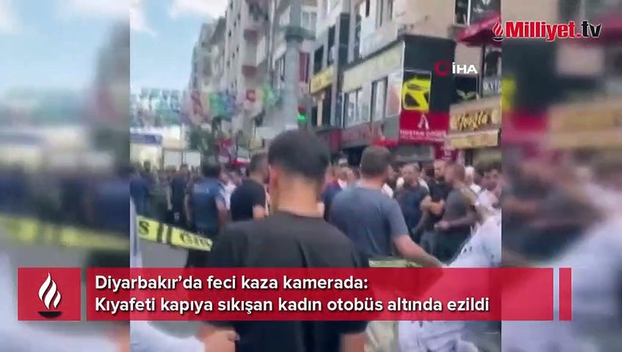 Otobüsün kapısına kıyafeti sıkışan kadın hayatını kaybetti