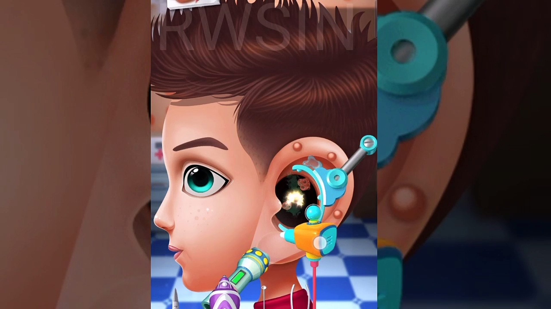 asmr ear treatment animation -asmr treatment video