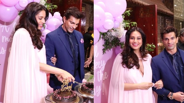 Bipasha Basu का Baby Shower हुआ शुरू, Karan Singh Grover के साथ मारी Entry, Video viral!