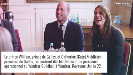 Download Video: Kate Middleton dans un manteau hors de prix : la princesse de Galles ne l'a pas choisi au hasard...