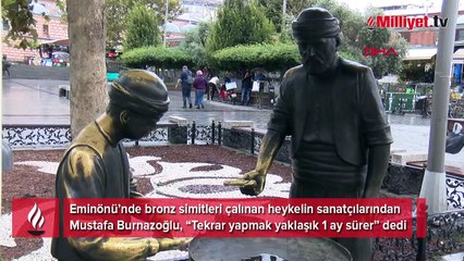 Eminönü’nde şoke eden hırsızlık! Sanatçısından ilk açıklama