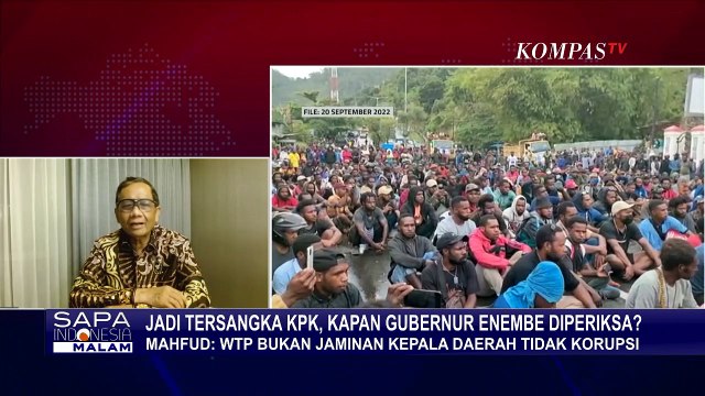 Sempat Dituding Ada Upaya Politisasi dalam Kasus Enembe, Mahfud MD: Tidak Ada, Adanya Politik Hukum