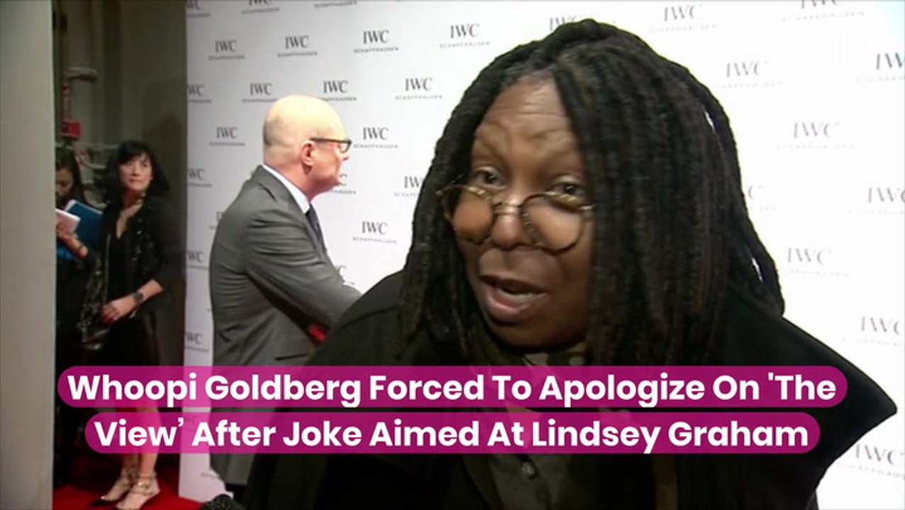 Whoopi Goldberg Forced To Apologize On 'The View'  After Joke Aimed At Lindsey Graham