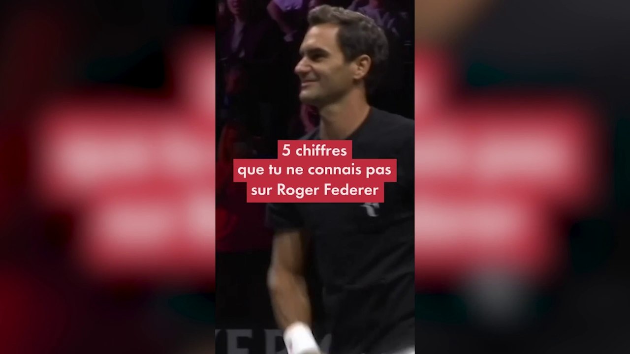 5 chiffres que tu ne connais pas sur Roger Federer
