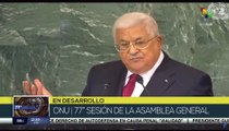 Presidente palestino reitera disposición al diálogo con el gobierno de Israel