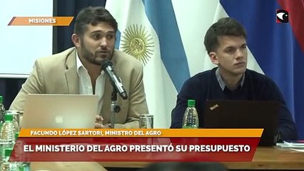 El ministerio del Agro presentó su presupuesto