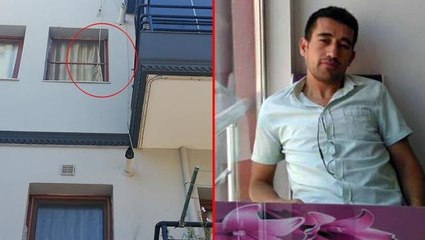 Çatıdan sarkıttığı iple evine girmek istedi, canından oldu