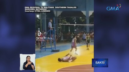 Tumbling, split at iba pang moves ng isang volleyball player, patok sa court at online | Saksi