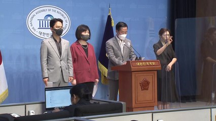 與 교육위원들 "野, 조직원처럼 날치기 증인 채택" / YTN