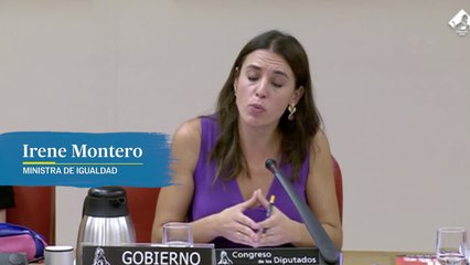 La intervención de Irene Montero en la Comisión de Igualdad