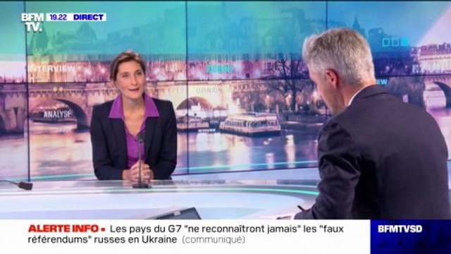 La ministre des Sports, Amélie Oudéa-Castéra est l'invitée de Jean-Baptiste Boursier sur BFMTV