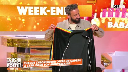 Chaque chroniqueur offre un cadeau à Cyril Hanouna pour son anniversaire !