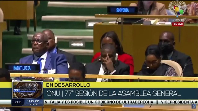 Santa Lucía pide resolución pacífica de los conflictos internacionales