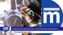 Accidente en la Autopista Medellín Bogotá