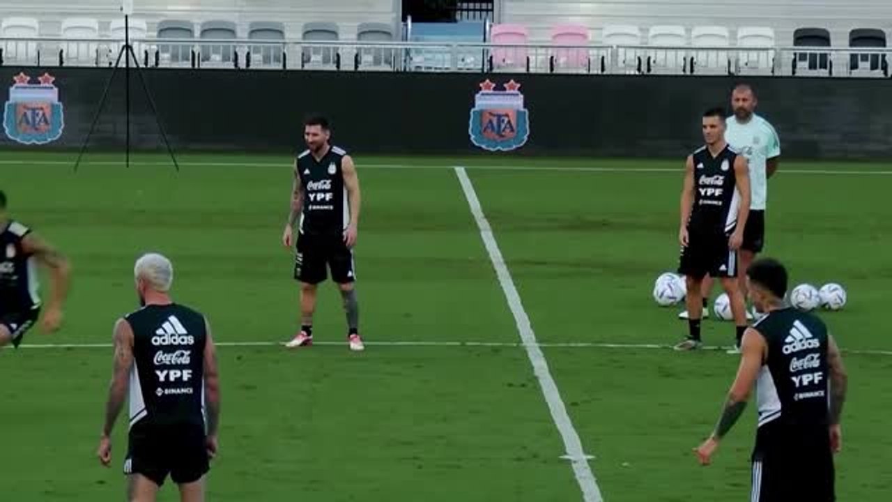 Messi und Argentinien bereiten sich auf WM vor