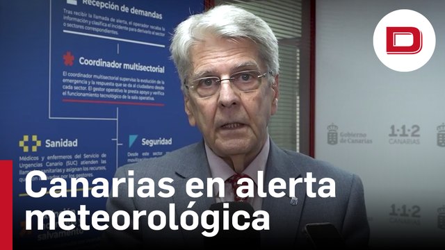Las Islas Canarias en alerta máxima por riesgo meteorológico
