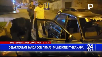 SJL: Detienen a "Los Temibles del cono Norte", banda que portaba granadas y escopetas