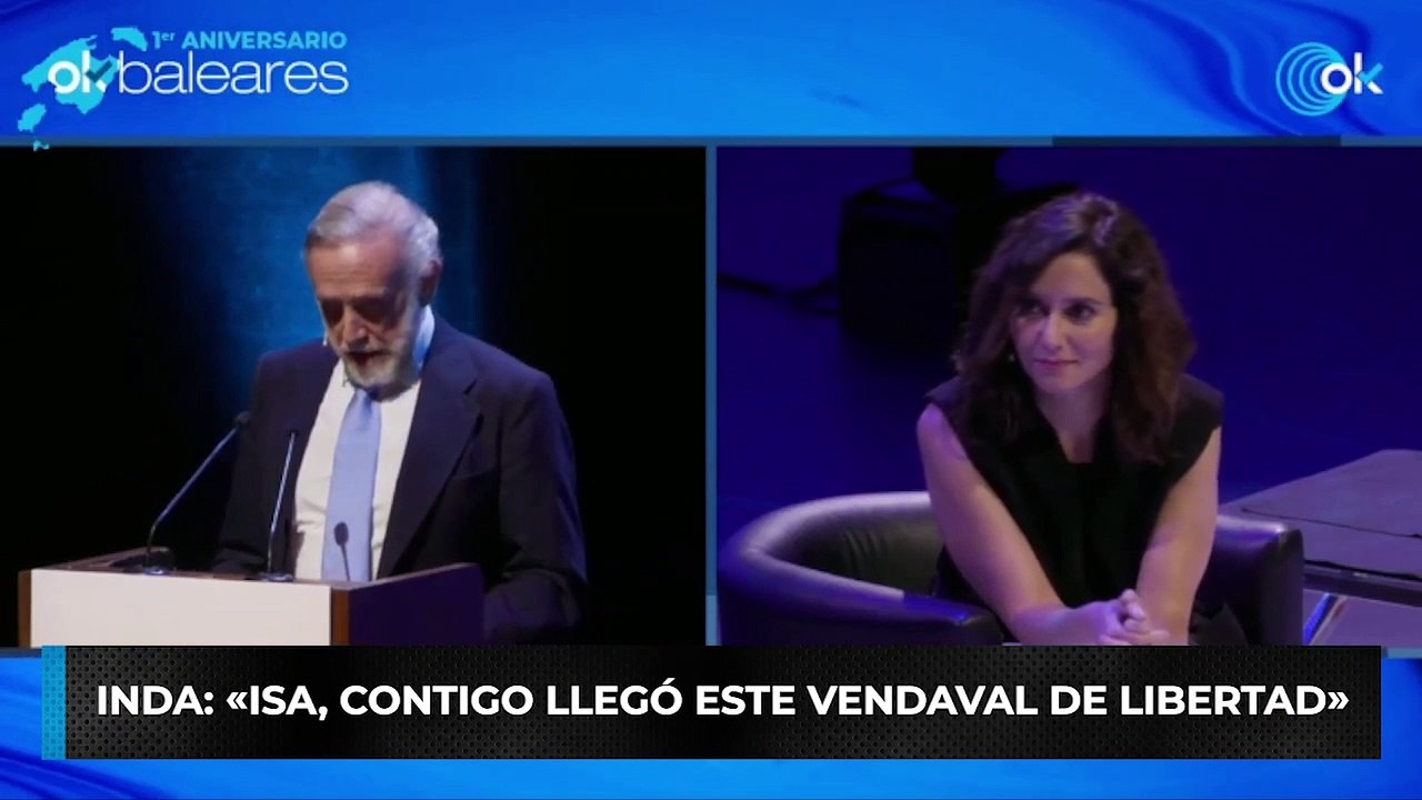 Inda: «Isa, contigo llegó este vendaval de libertad»