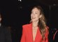 Olivia Wilde Mastered Power Suit Dressing in a Plunging Red Blazer