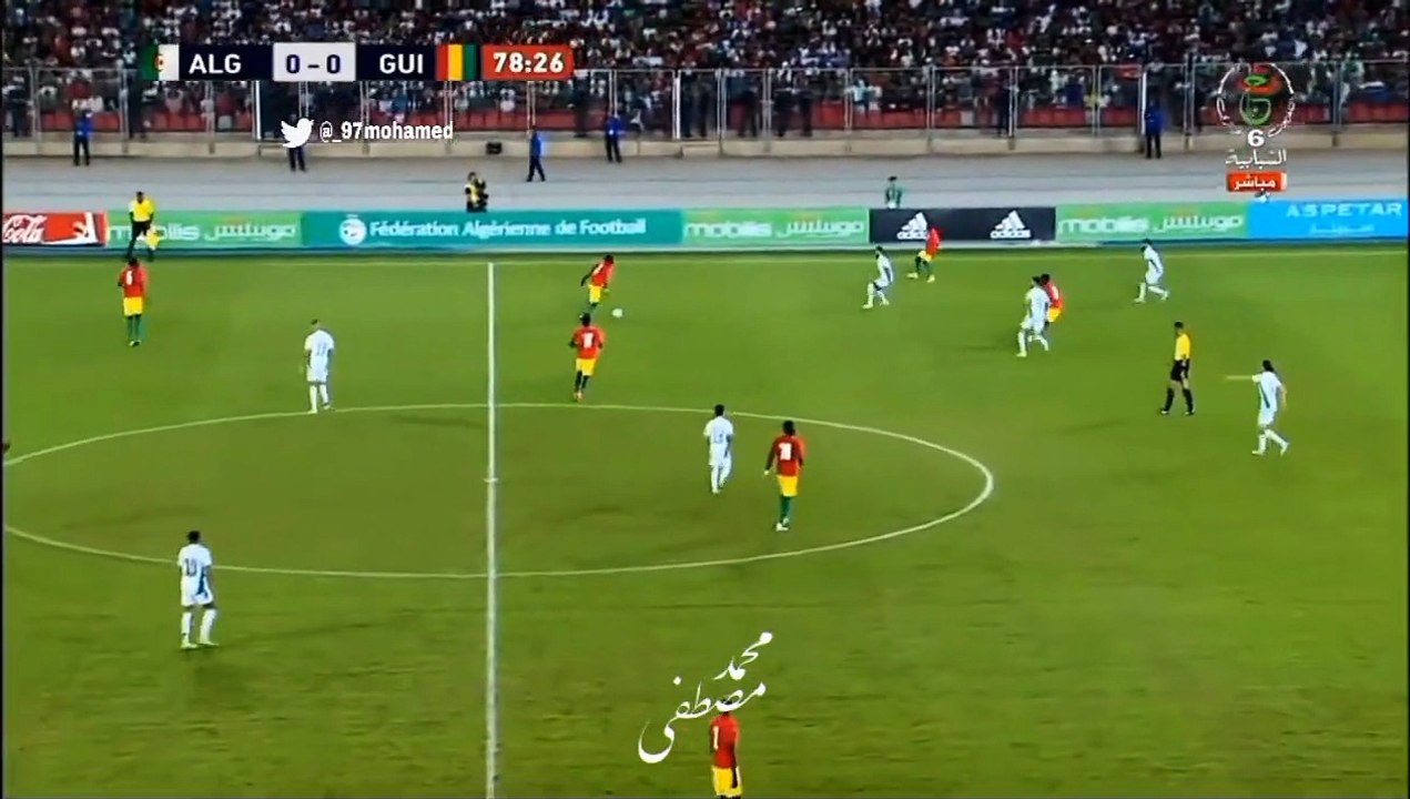 هدف منتخب الجزائر ضد غينيا