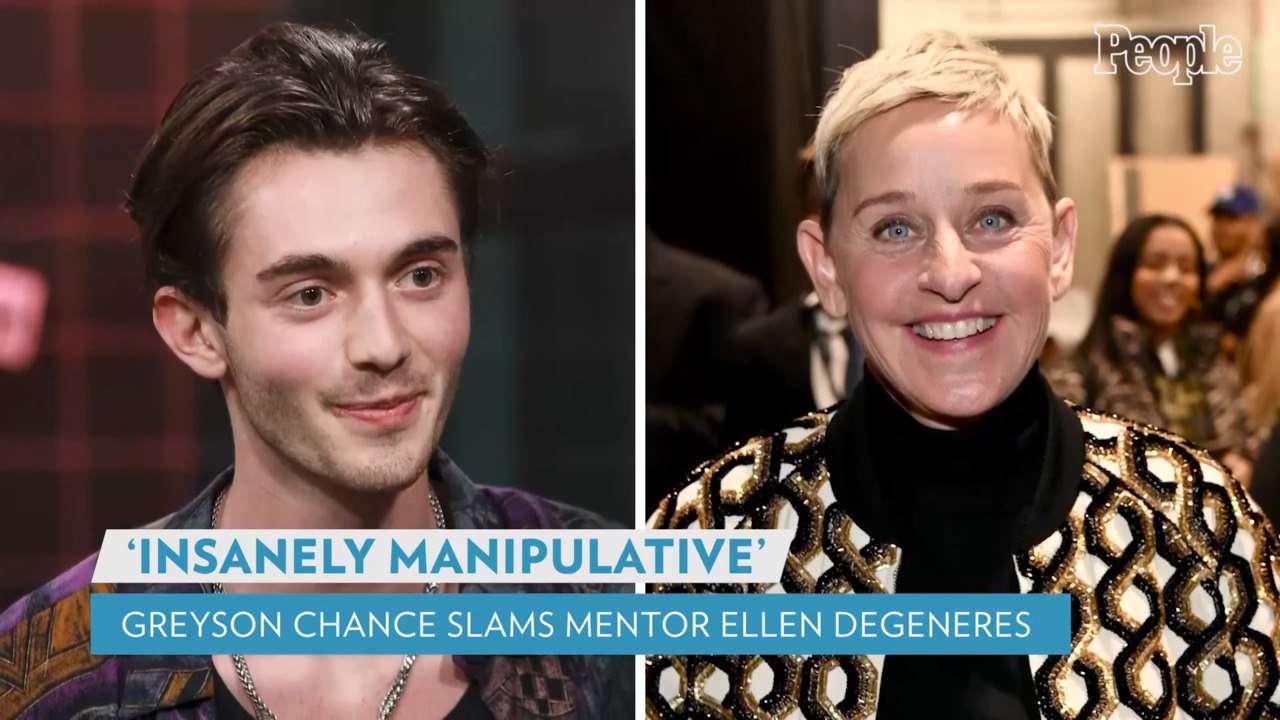 Greyson Chance Claims Ellen DeGeneres Was 'Insanely Manipulative' and 'Opportunistic' as His Mentor