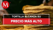 ¡Más cara que el gas! Kilo de tortilla supera los 30 pesos en algunos comercios del país