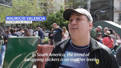 South America goes football sticker crazy ahead of World Cup