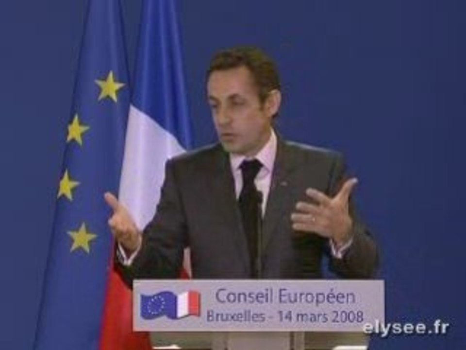 Conseil Européen 14-03-08