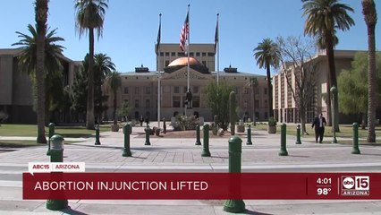 Arizona abortion injunction lifted