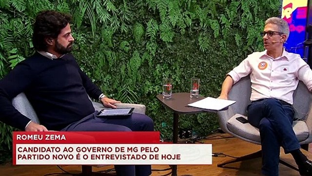 98Talks | Romeu Zema fala sobre possível segundo turno na eleição para Presidente