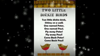 Download Video: two little dicky birds | two little dickle birds rhyme