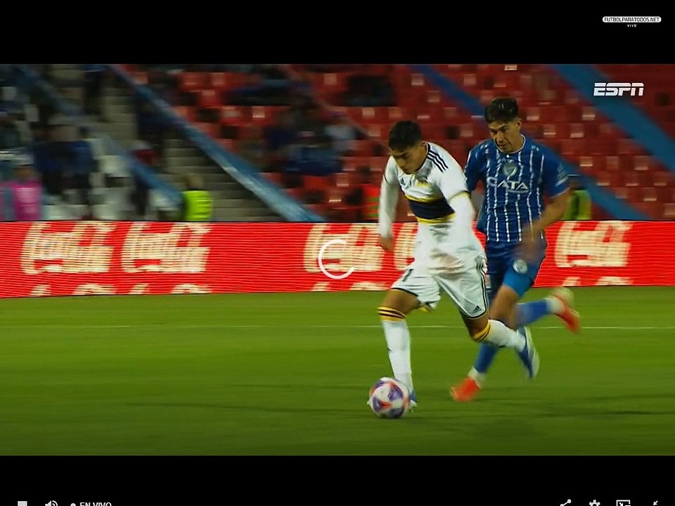 Liga Profesional de Futbol 2022: Godoy Club 0 - 1 Boca Jrs (2do Tiempo)