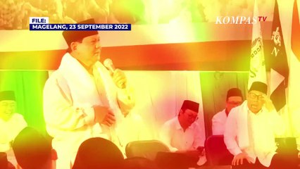 Momen Prabowo Hormat ke Cak Imin Saat Kunjungi Pesantren di Magelang