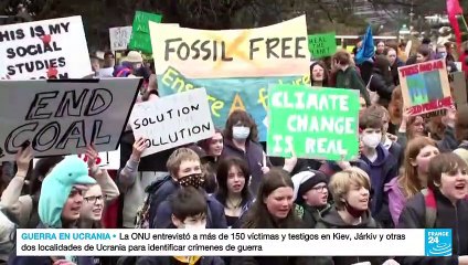 Descargar video: Jóvenes se toman distintas ciudades para exigir acciones contundentes contra cambio climático