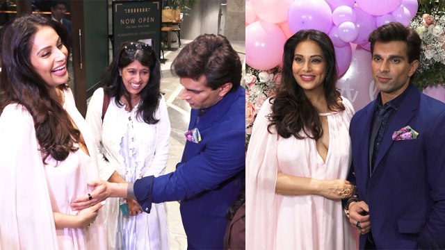 Bipasha Basu को Baby Shower में मिली ढेरों Blessings, Karan Singh Grover के साथ मस्ती, video viral!