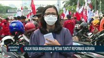 Unjuk Rasa di Depan Gedung DPR, BEM SI & Serikat Tani Tuntut Pencabutan Kenaikan Harga BBM