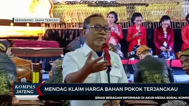 Mendag Zulkifli Hasan Klaim Harga Bahan Pokok Terjangkau