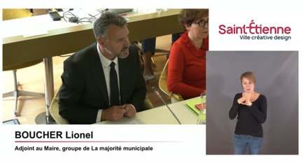 Conseil municipal de Saint-Étienne du 26-09-22, intervention de Lionel Boucher (UDI)