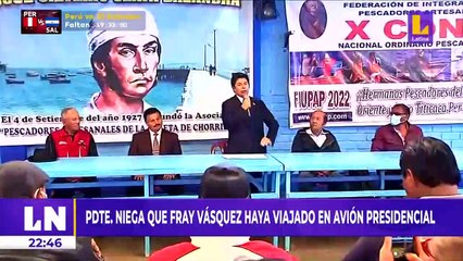 Presidente niega que Fray Vásquez haya viajado en avión presidencial