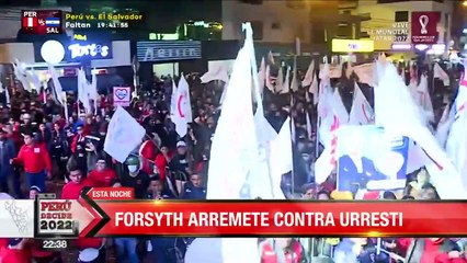 George Forsyth en la recta final de su campaña arremetió contra Daniel Urresti