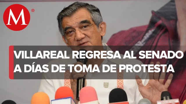 Américo Villarreal, gobernador electo de Tamaulipas, se reincorpora al Senado
