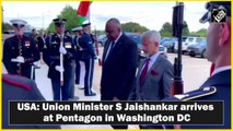 USA: Union Minister S Jaishankar arrives at Pentagon in Washington DC