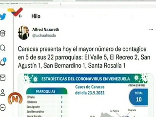 COVID-19 | Venezuela registró 47 casos comunitarios, 3 importados y 537.707 pacientes recuperados